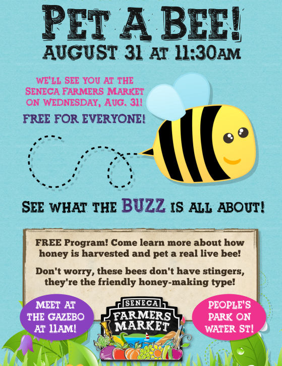 Pet a Bee Program Flyer